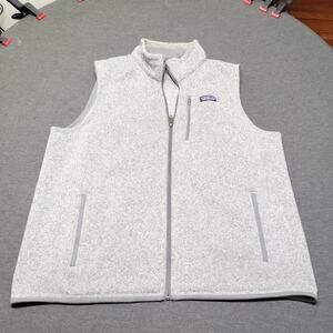 Patagonia Better Sweater Fleece Vest Men’s XXL Gray Full Zip STY 25881 FA17 2XL